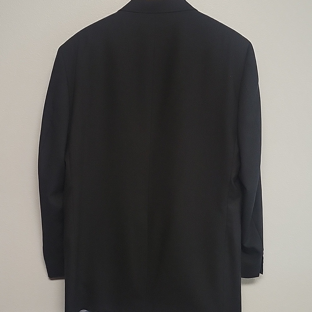 Oscar de la Renta Black Classic Men's Blazer - Picture 2 of 5